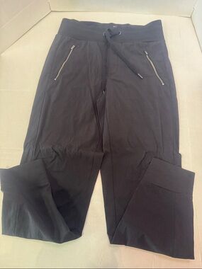 Womens Athleta Black Drawstring Jogger Pants